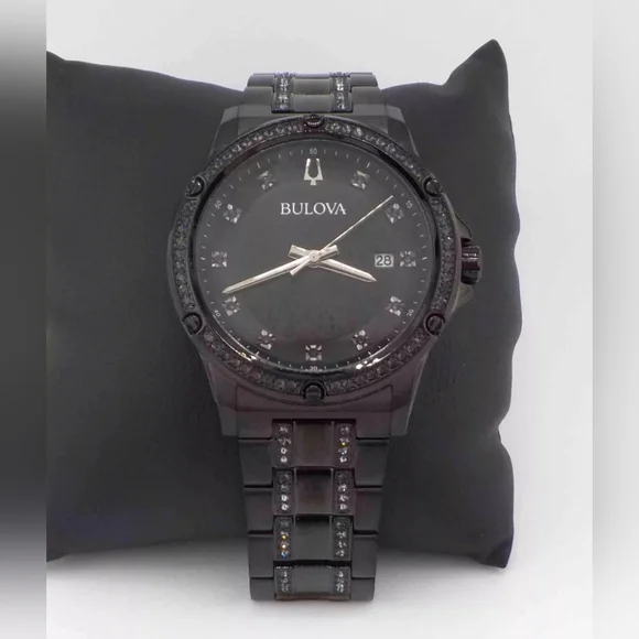 ***BRAND NEW*** Bulova Ion PVDStainless Steel Black Dial Watch